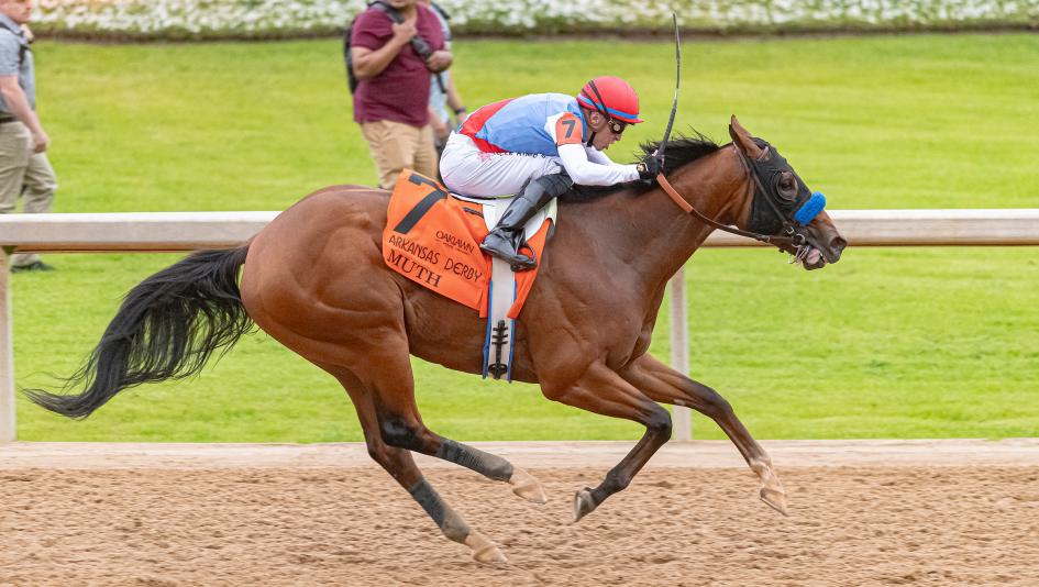 Muth, Preakness Stakes, Pimlico, Arkansas Derby, Juan Hernandez, Zedan Racing, Bob Baffert, Good Magic, Mystik Dan, horse racing, Triple Crown Muth, Preakness Stakes, Pimlico, Arkansas Derby, Juan Hernandez, Zedan Racing, Bob Baffert, Good Magic, Mystik Dan, horse racing, Triple Crown
